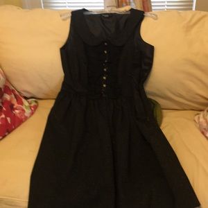 Dress w 6 brass decorative buttons